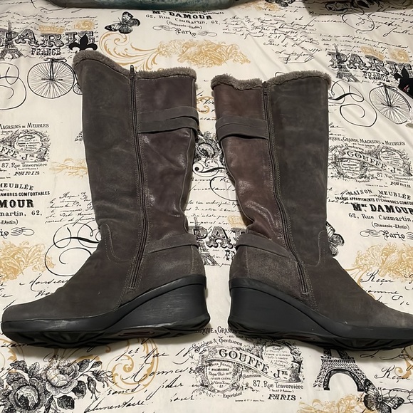 Dark grey bare trap boots - Picture 2 of 5
